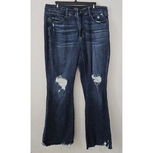Judy Blue Distressed Blue Jeans Size 20